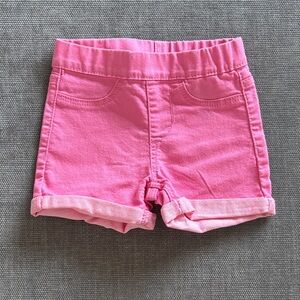 Pink Kids Denim Short